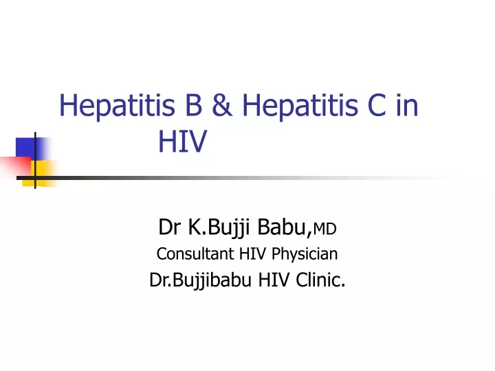 hepatitis b hepatitis c in hiv