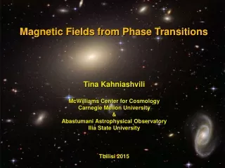 Magnetic Fields from Phase Transitions