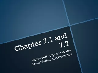Chapter 7.1 and 7.7