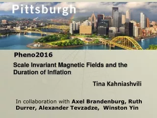 Scale Invariant Magnetic Fields and the Duration of Inflation