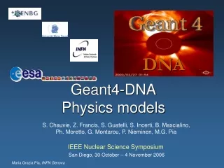 Geant4-DNA Physics models