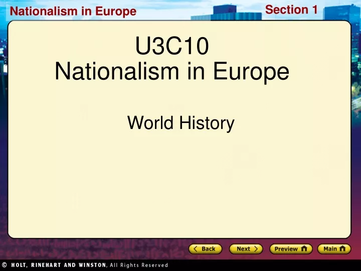 u3c10 nationalism in europe