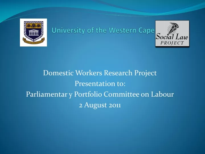 university of the western cape