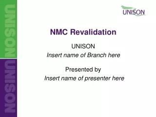 NMC Revalidation