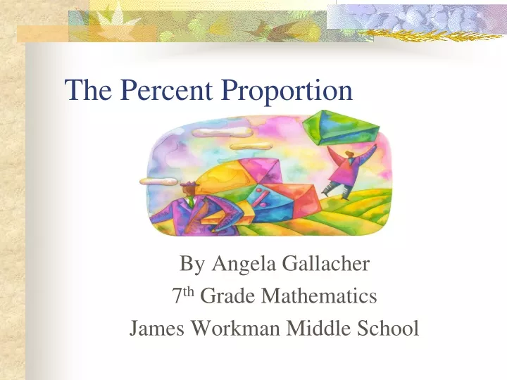 the percent proportion