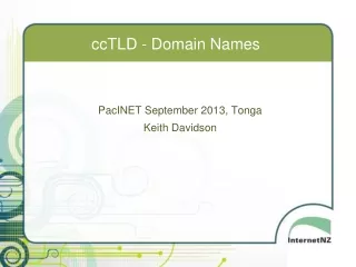 ccTLD - Domain Names