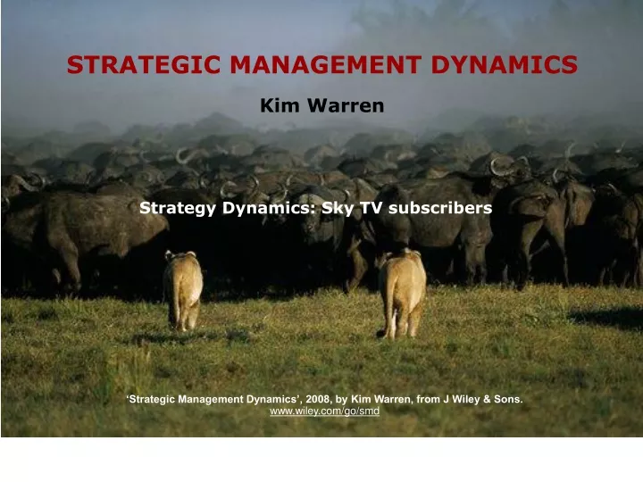 strategic management dynamics kim warren