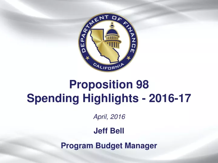 proposition 98 spending highlights 2016 17