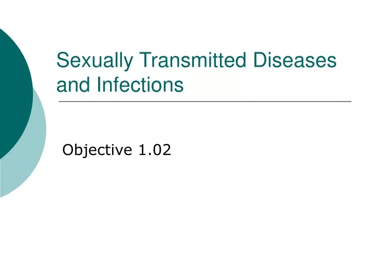 sexually transmitted diseases and infections