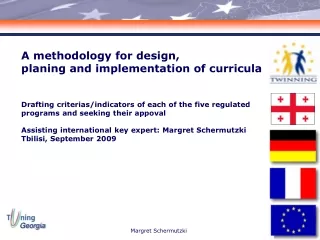 A methodology for design,  planing and implementation of curricula