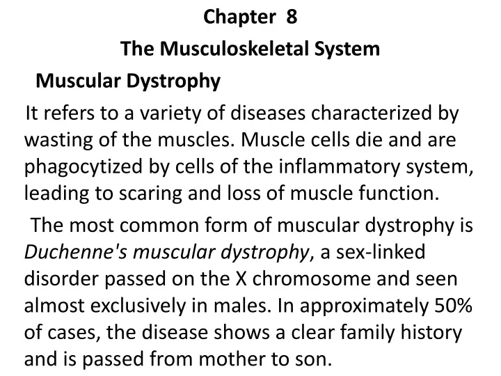 chapter 8 the musculoskeletal system muscular