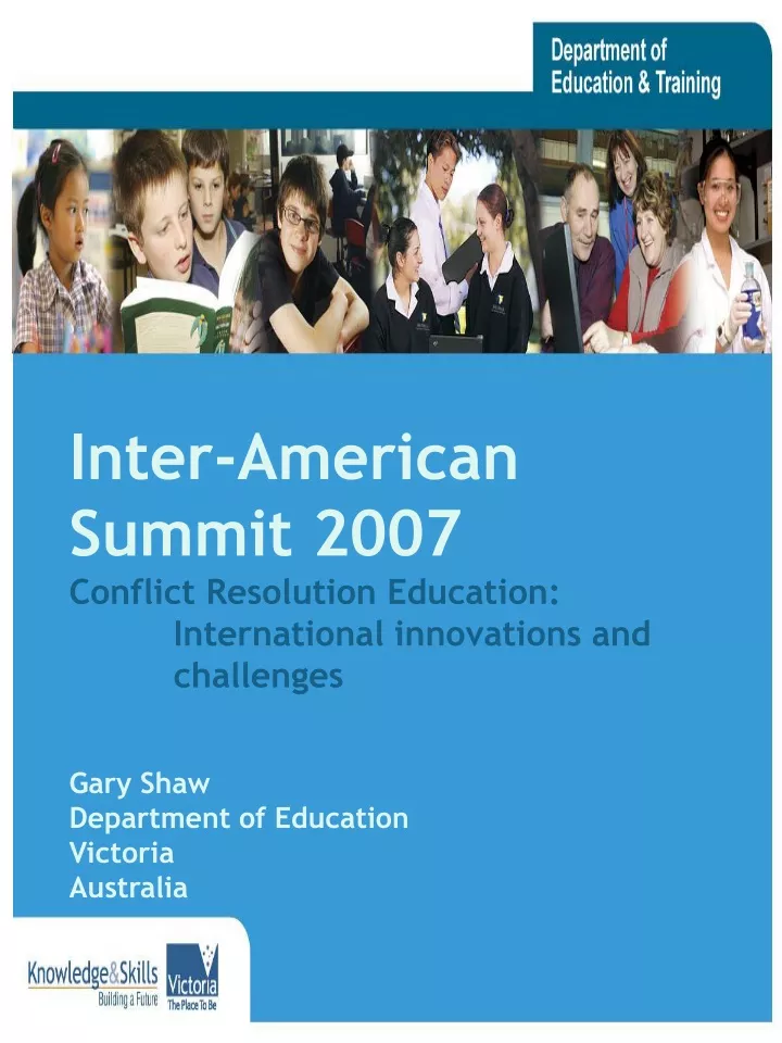 inter american summit 2007 conflict resolution