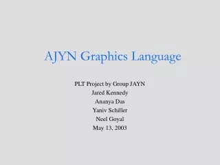 AJYN Graphics Language