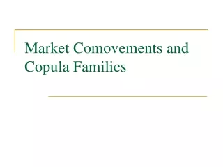 Market Comovements and Copula Families