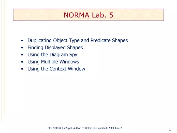 norma lab 5