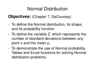 Normal Distribution