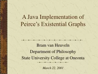 A Java Implementation of Peirce’s Existential Graphs