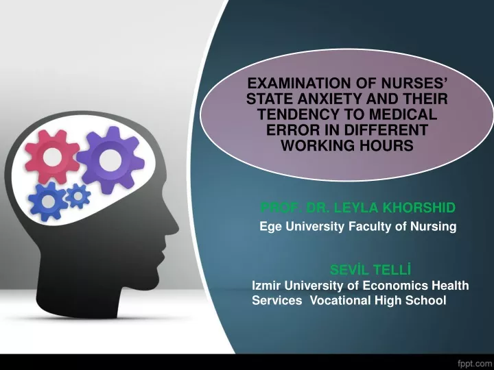 prof dr leyla khorshid ege university faculty of nursing