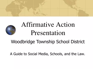 Affirmative Action Presentation