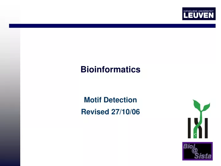 bioinformatics