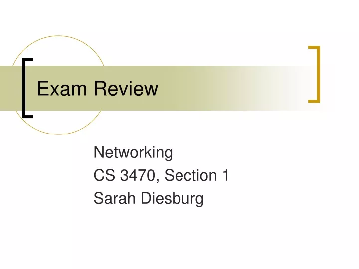 exam review