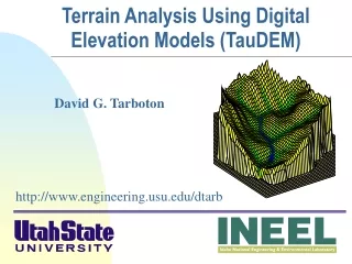 Terrain Analysis Using Digital Elevation Models (TauDEM)