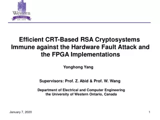 Efficient CRT-Based RSA Cryptosystems  Immune against the Hardware Fault Attack and