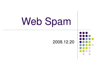 Web Spam