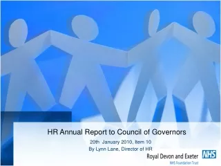 HR Annual Report to Council of Governors