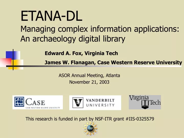 etana dl managing complex information