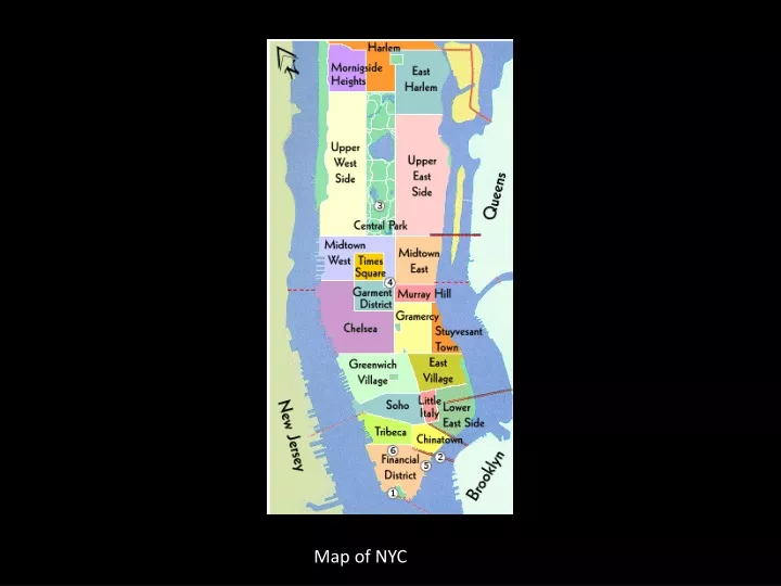 map of nyc