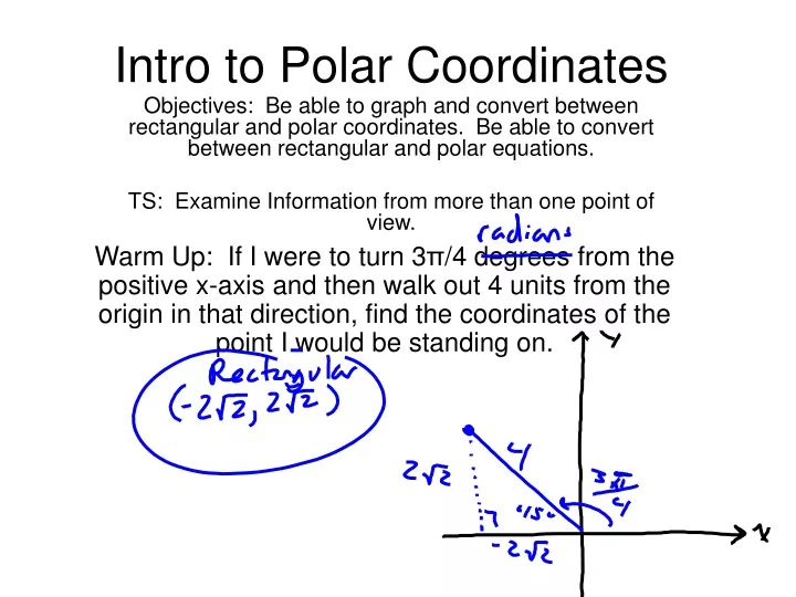 intro to polar coordinates