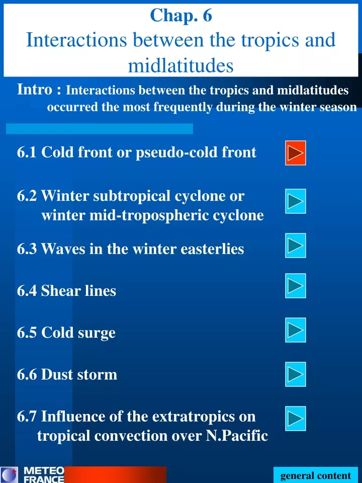 chap 6 interactions between the tropics and midlatitudes