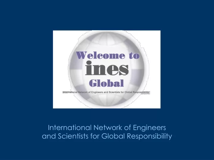 international network of engineers and scientists