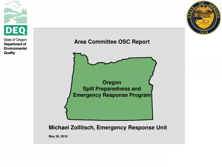 area committee osc report