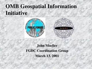OMB Geospatial Information Initiative