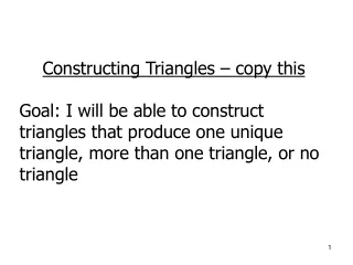 Constructing Triangles – copy this