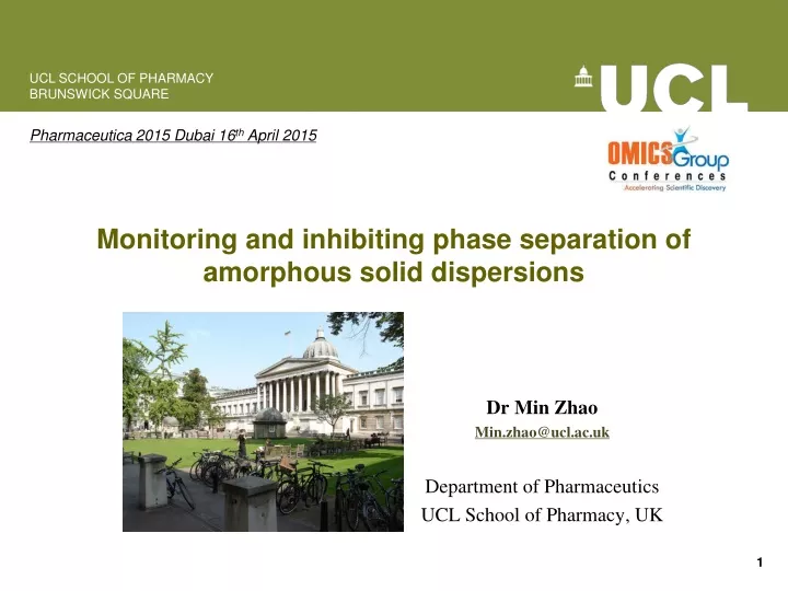 monitoring and inhibiting phase separation of amorphous solid dispersions