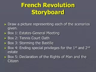 French Revolution Storyboard
