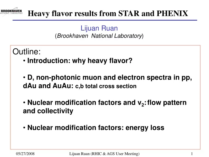 heavy flavor results from star and phenix