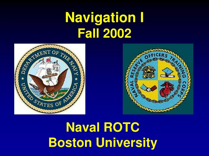 navigation i fall 2002