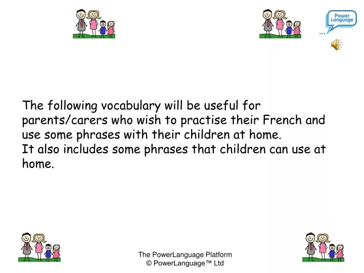 la maison the following vocabulary will be useful