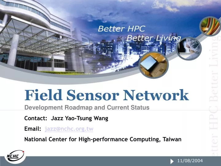 field sensor network development roadmap