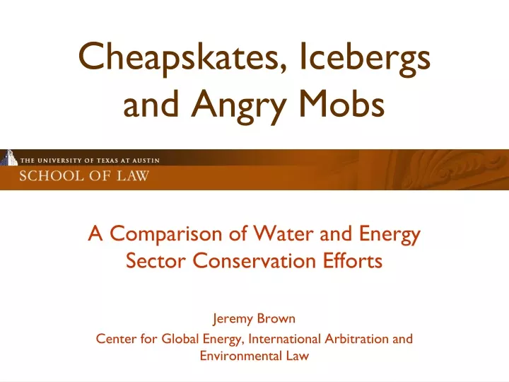 cheapskates icebergs and angry mobs