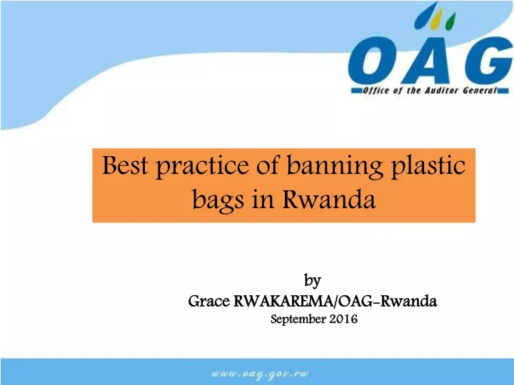 b est practice of banning plastic bags in rwanda