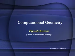 Computational Geometry