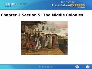 Chapter 2 Section 5: The Middle Colonies
