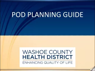 POD PLANNING GUIDE