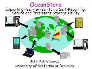 OceanStore Exploiting Peer-to-Peer for a Self-Repairing, Secure and Persistent Storage Utility