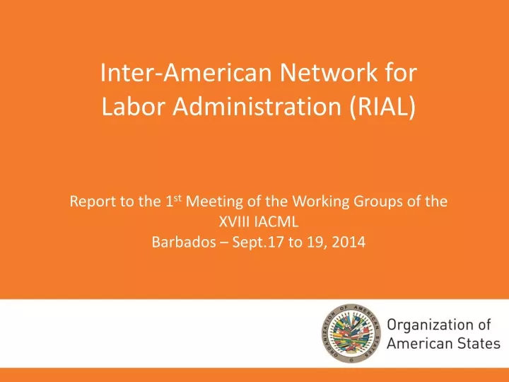 inter american network for labor administration